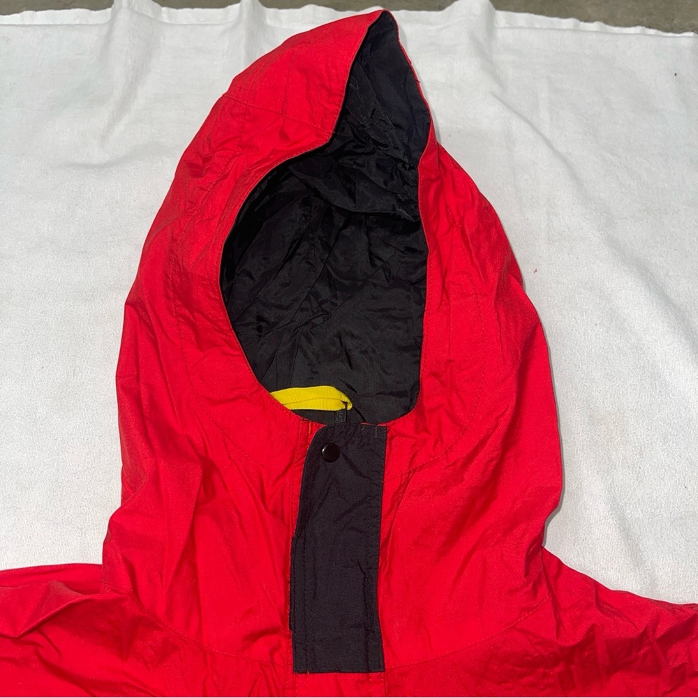 Vintage Marlboro Adventure Team Red Hooded Jacket Mens Large Windbreaker - Picture 7 of 12